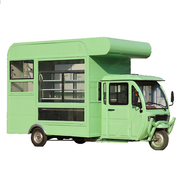 Mobile Dining Car Electric 3 wheels Food vending trucks coffee motorcycle food cart trailer for sale