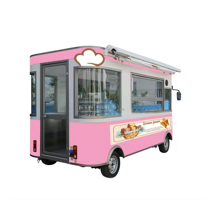 Customized Food car hot dog small coffee ice cream restaurant mobile fast food trailer truck for sale