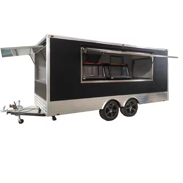 Customized mobile snack bread food car Food Full Kitchen Bar Full Furnished Mobile Food truck for Sale