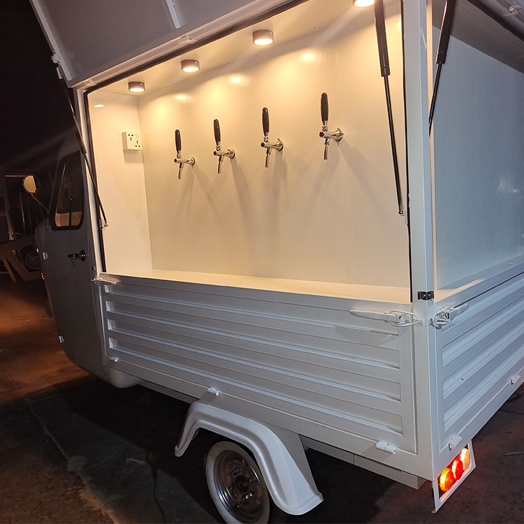 Sale Stainless Steel Material Mobile Full Kitchen Food Trailers Fully Equipped Remorque Mobile Pizza Fast Food Trucks