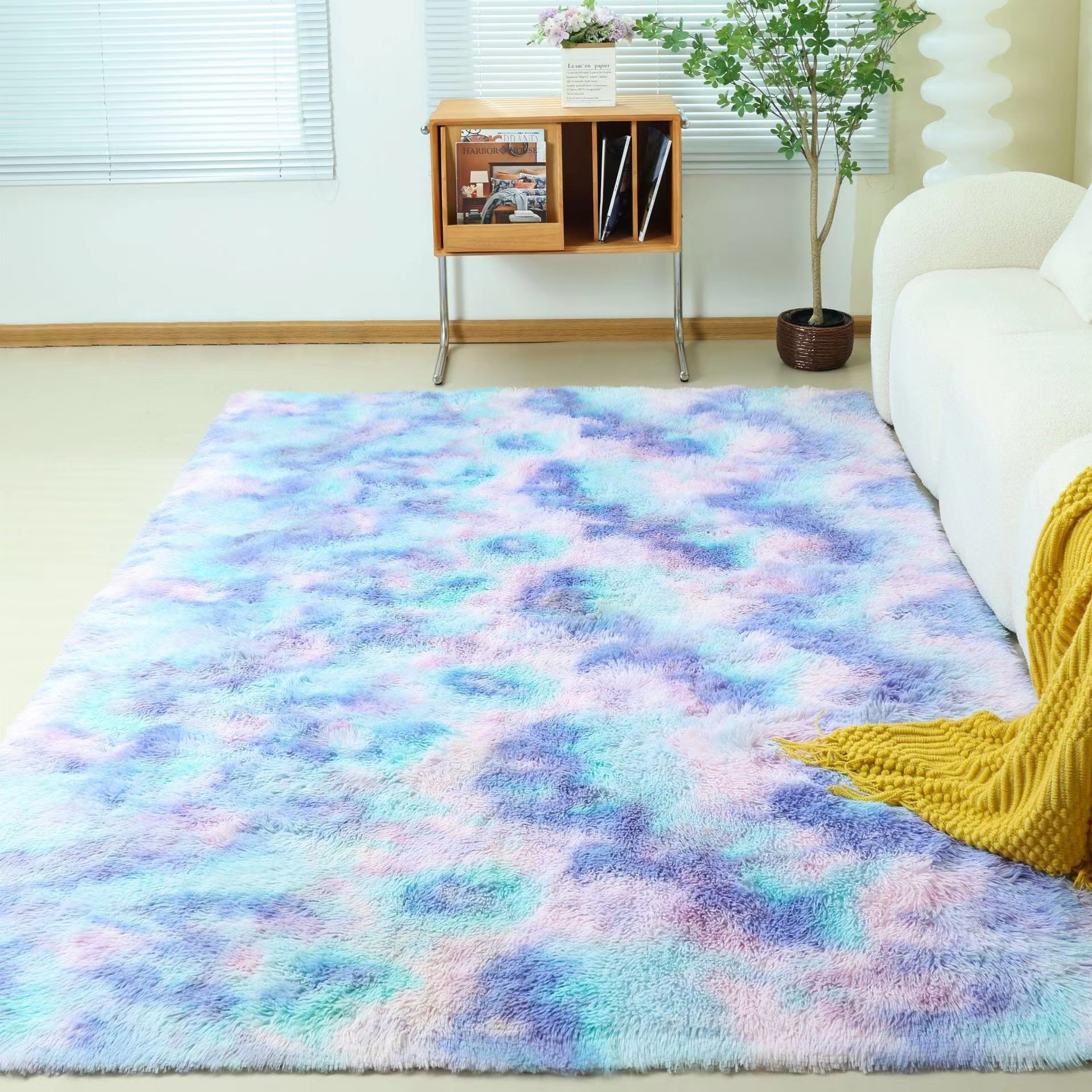 Wholesale China Big Size Soft Plain Floor Shaggy Rug Shaggy Carpet For Living Room