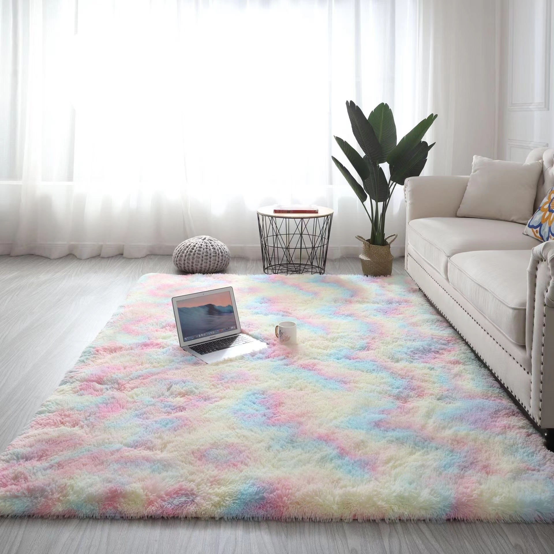 Wholesale China Big Size Soft Plain Floor Shaggy Rug Shaggy Carpet For Living Room