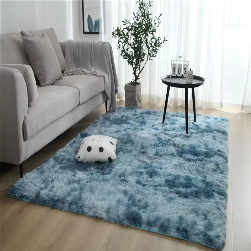 2023  Wholesale Modern Fluffy Carpets Rugs Living Room Fashion Design Polyester Shaggy Carpet