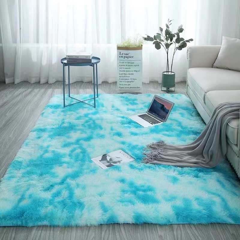 2023  Wholesale Modern Fluffy Carpets Rugs Living Room Fashion Design Polyester Shaggy Carpet