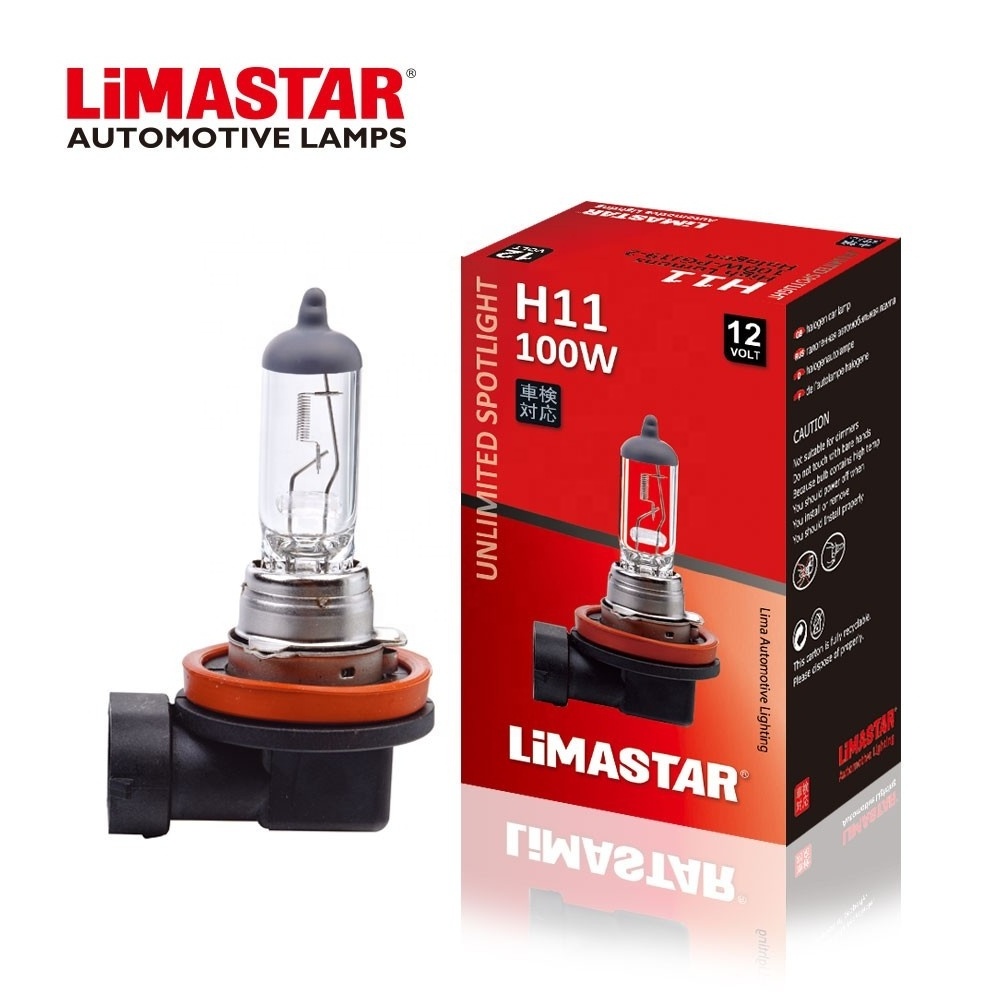 Limastar Car Headlights H11 Bulb Halogen 24V 70W Clear