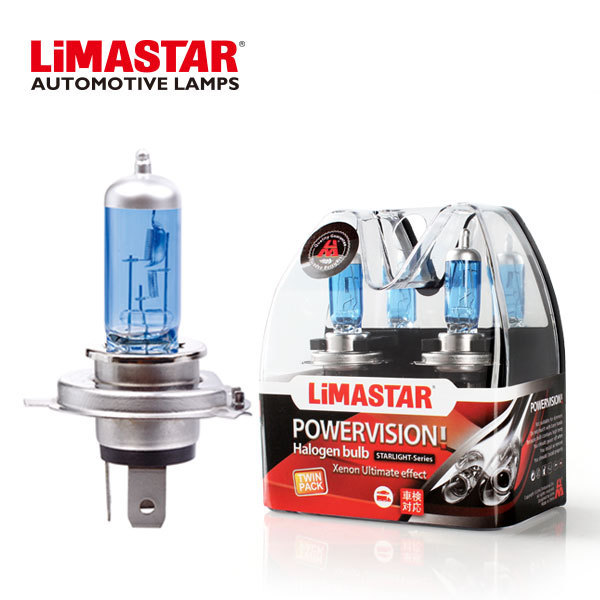 Limastar E4 Headlight H4 Halogen Bulb H4 P45t Car