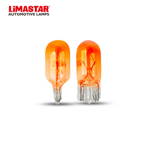 Limastar T10 Auto Lamp 12V 5W Amber car interior light