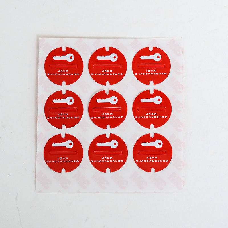 Customized waterproof switch button prompt stickers for mechanical equipment