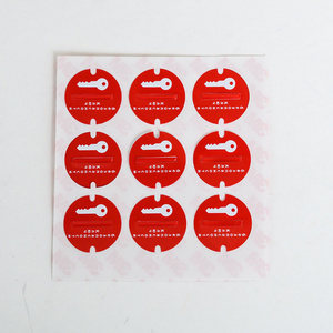 Customized waterproof switch button prompt stickers for mechanical equipment