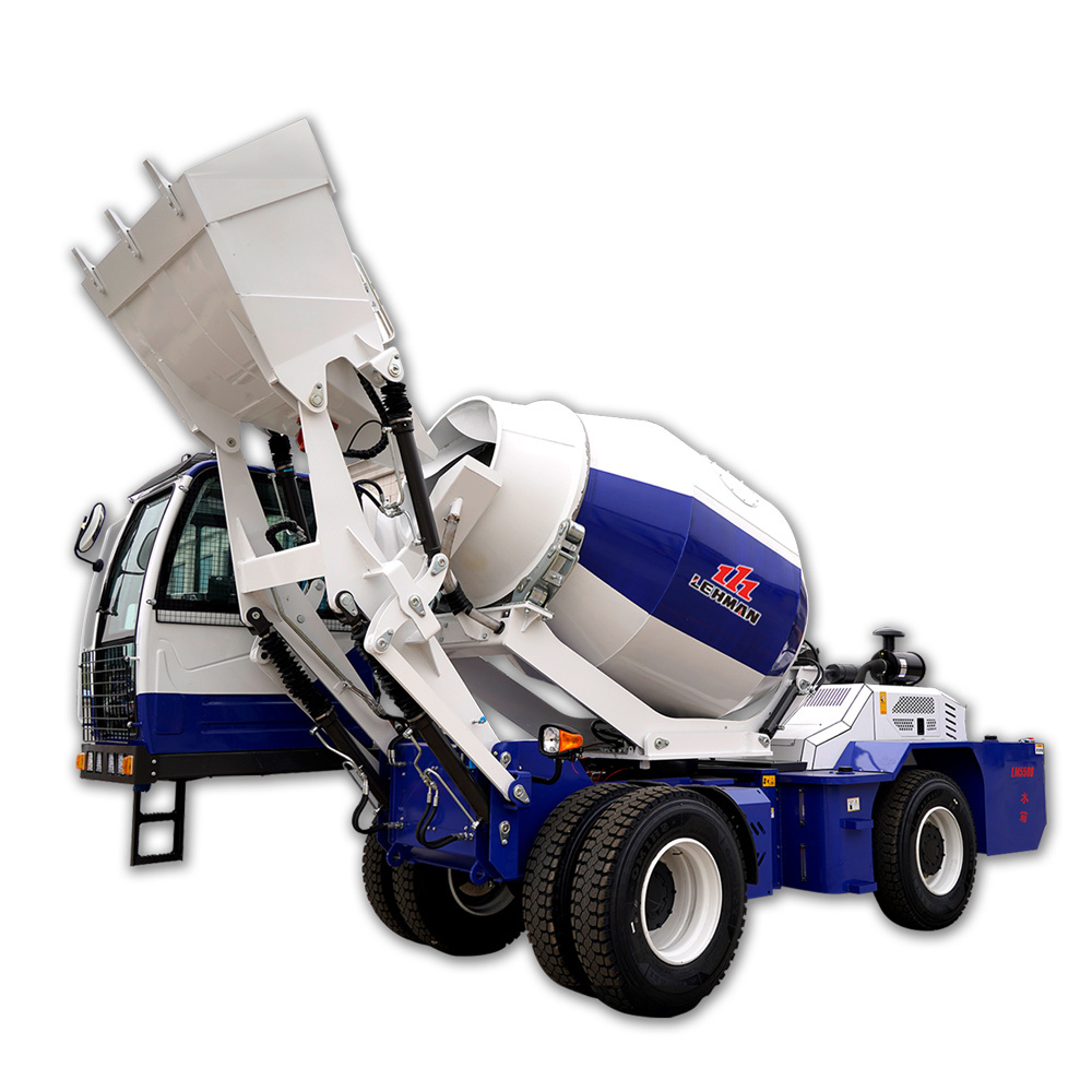 2.6CBM Mini Self Loading Loader auto feeding cement mixer truck for Sale