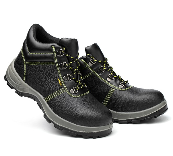 Men's Steel Toe Security Work Boots Protective Labor Mining Welding Shoes with Anti- Smashing Feature for Construction Sites