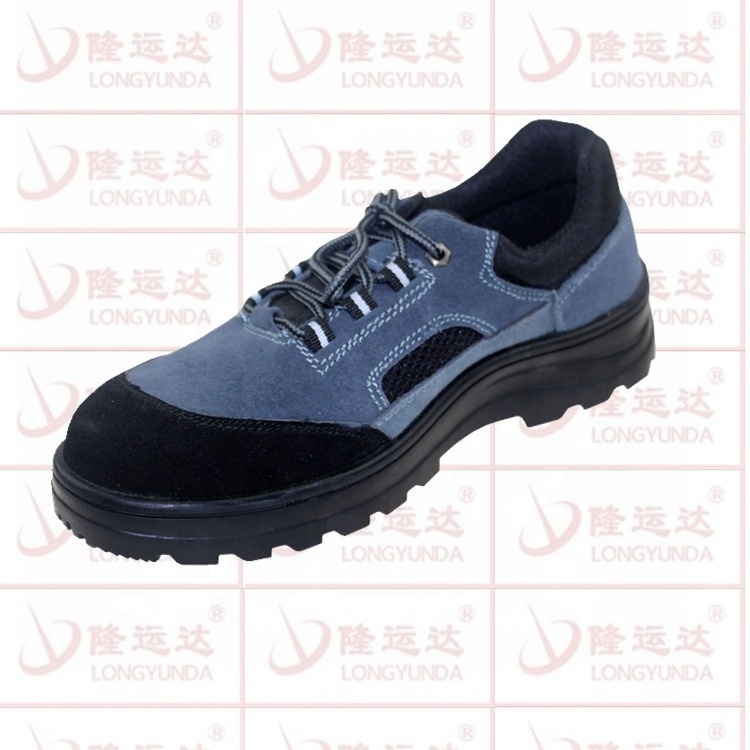 Wholesale Mens Black low cut Work Rubber Safety Shoes Boots Steel Toe Cap