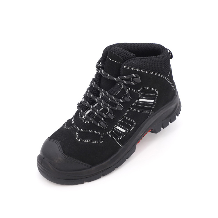 New Mould Middle Cut PU Rubber Non Metal Ce Certification Safety Shoes