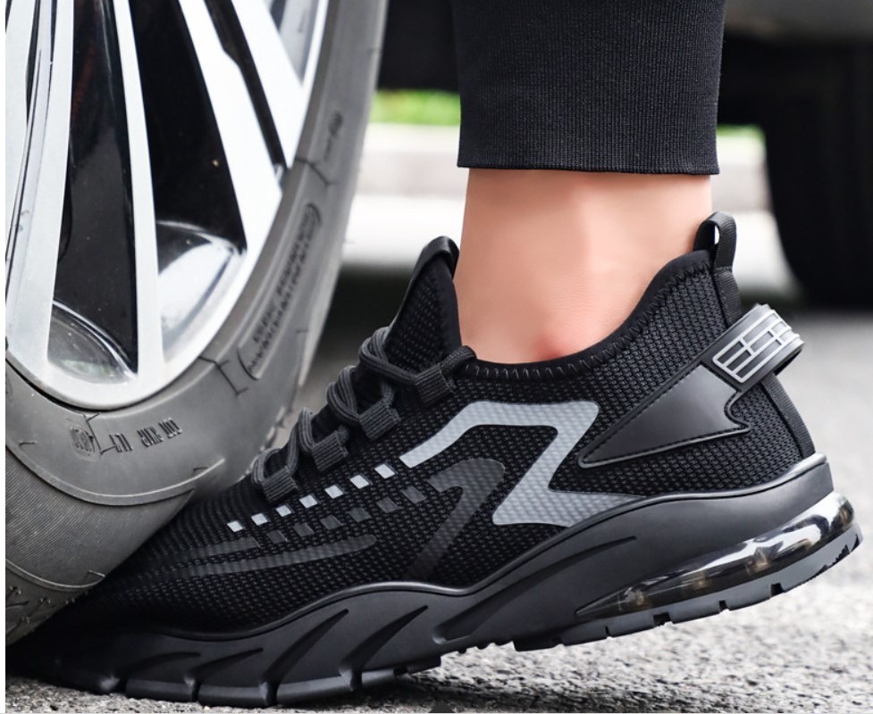 New Arrival Sports steel toe footwear Shoes Men Shoes Casual Safety Shoe Composite black Sneakers For Men