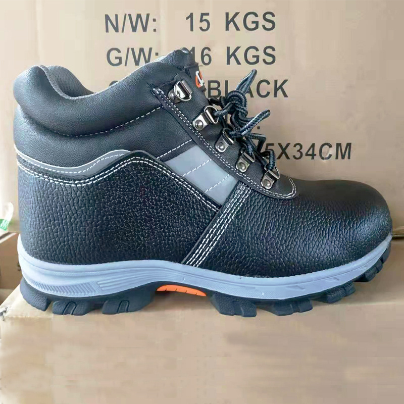 Customized Unisex Light weight botas de industrial Waterproof S3 Work boot security guard officer Safety Shoes for men