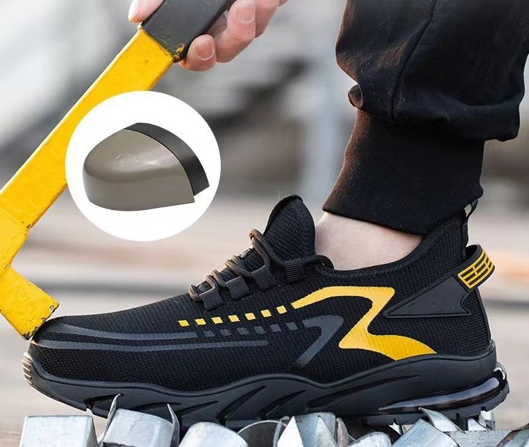 New Arrival Sports steel toe footwear Shoes Men Shoes Casual Safety Shoe Composite black Sneakers For Men