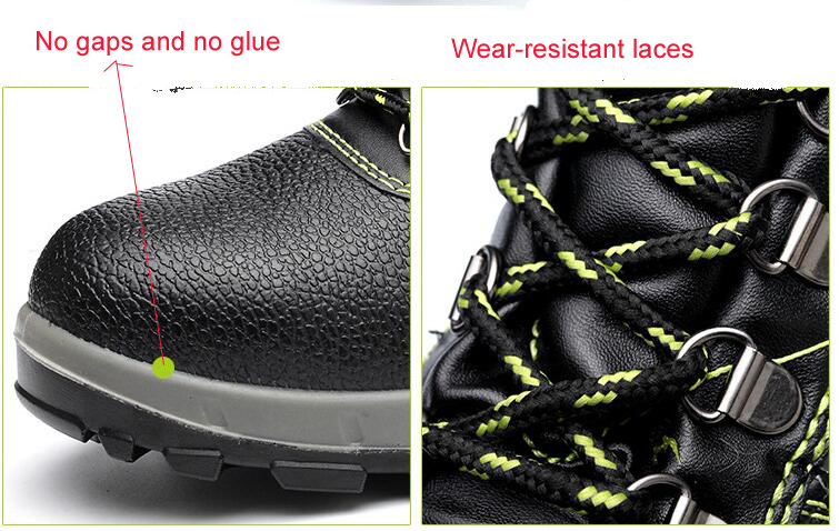 Factory price worker wearing foot protection ppe waterproof work boot steel toe Men women working shoes safety shoes