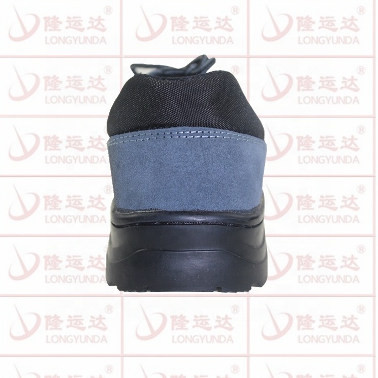 Wholesale Mens Black low cut Work Rubber Safety Shoes Boots Steel Toe Cap