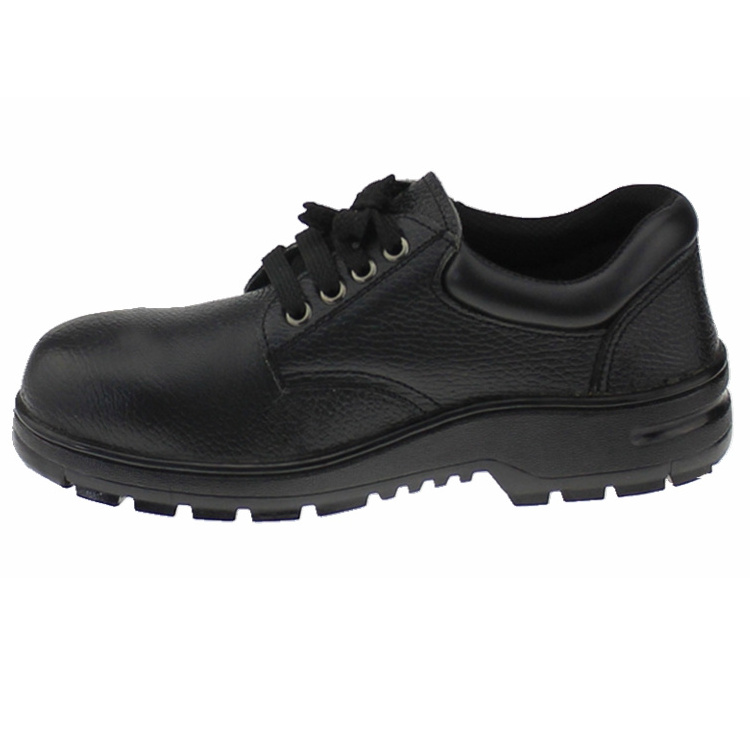 Steel toe heat resistant rubber outsole security shoes for work mens