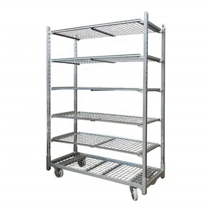 storage shelf trolley  flower trolley cart multiple shelves flower and plant display trolley