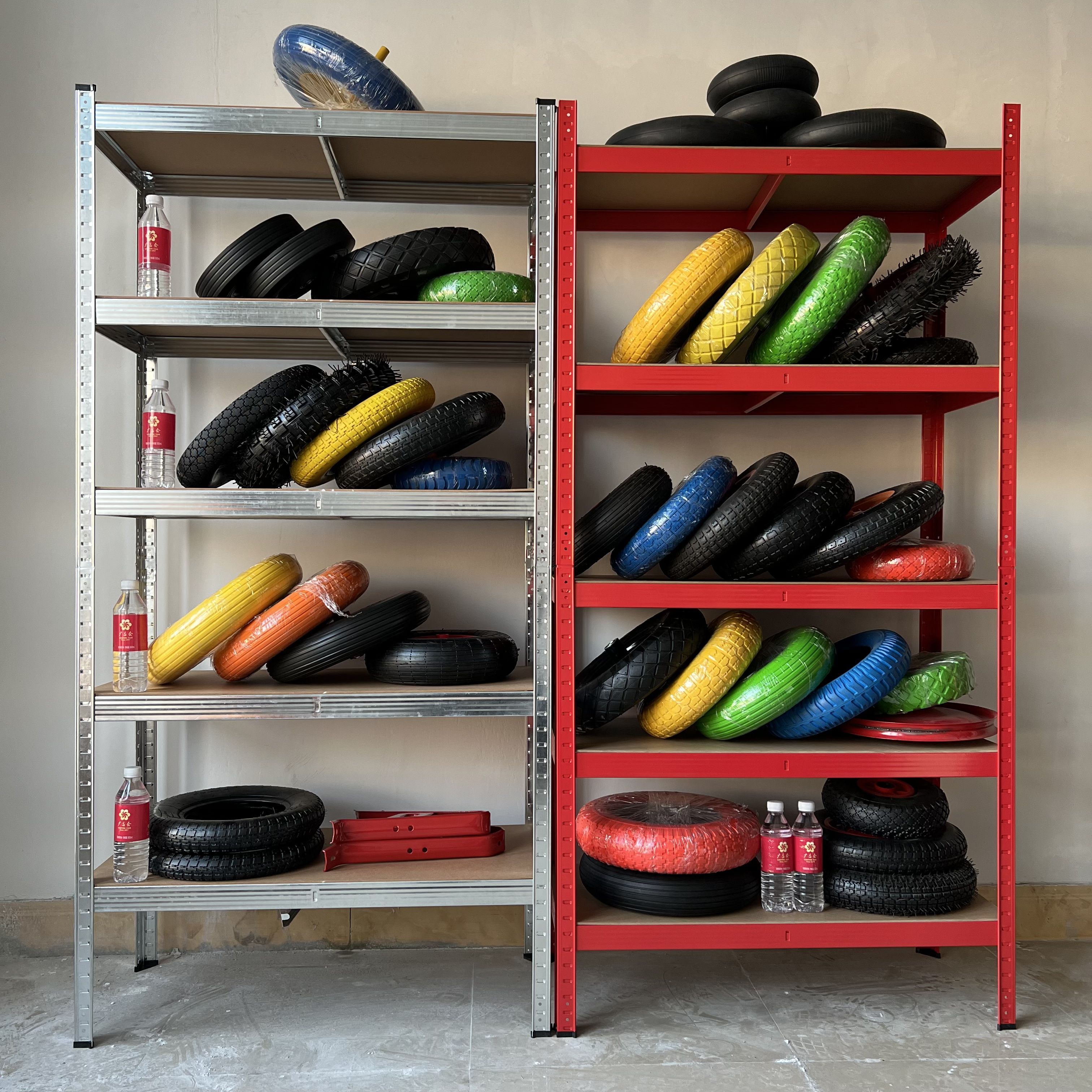 Adjustable 5 Tier Heavy Duty storage shelving units And Industrial garage shelves Units Metal Shelving Display Racks