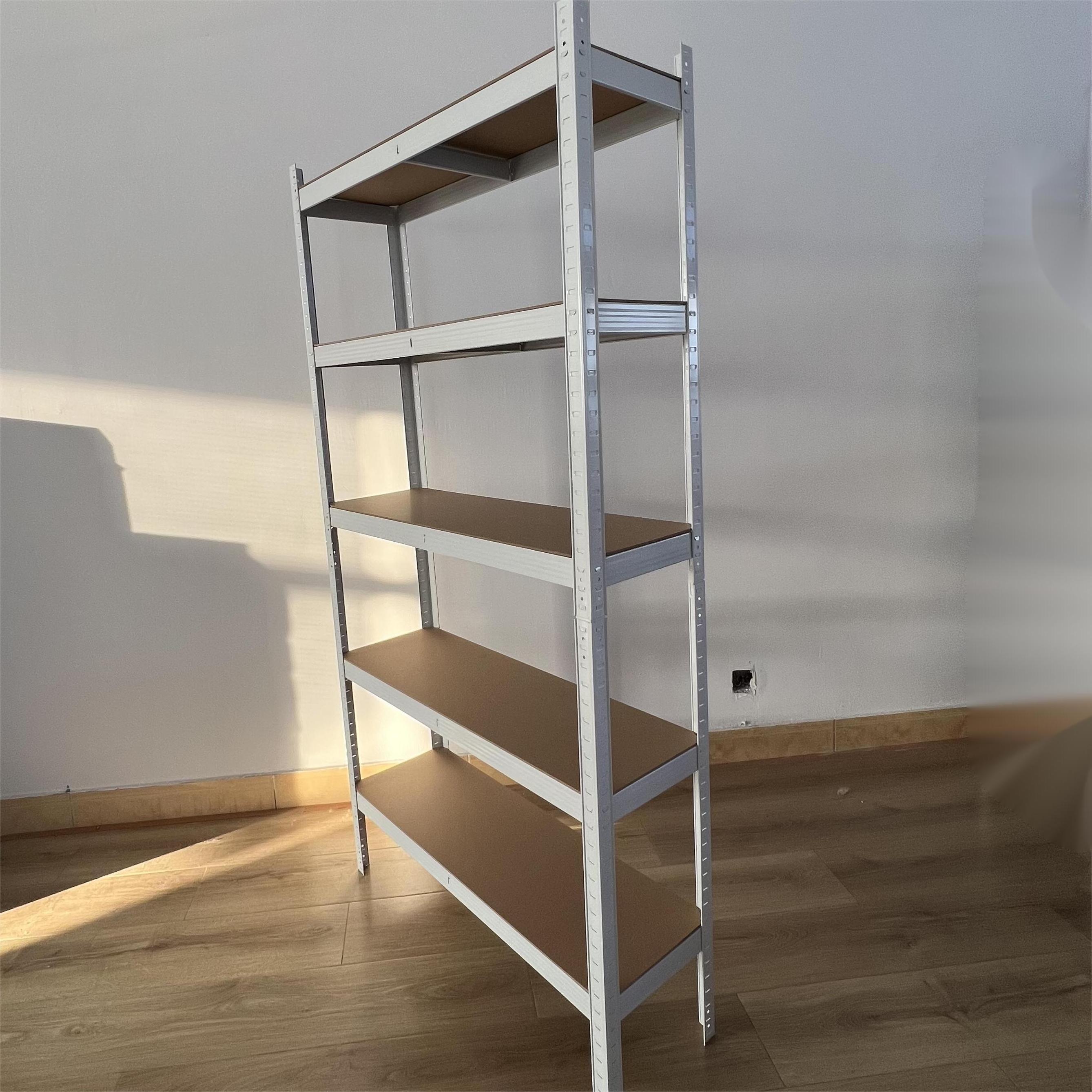 Rivet Rack Light Duty Shelving Racking Galvanized Shelving Metal Shelf Height Adjustable Storage Shelf