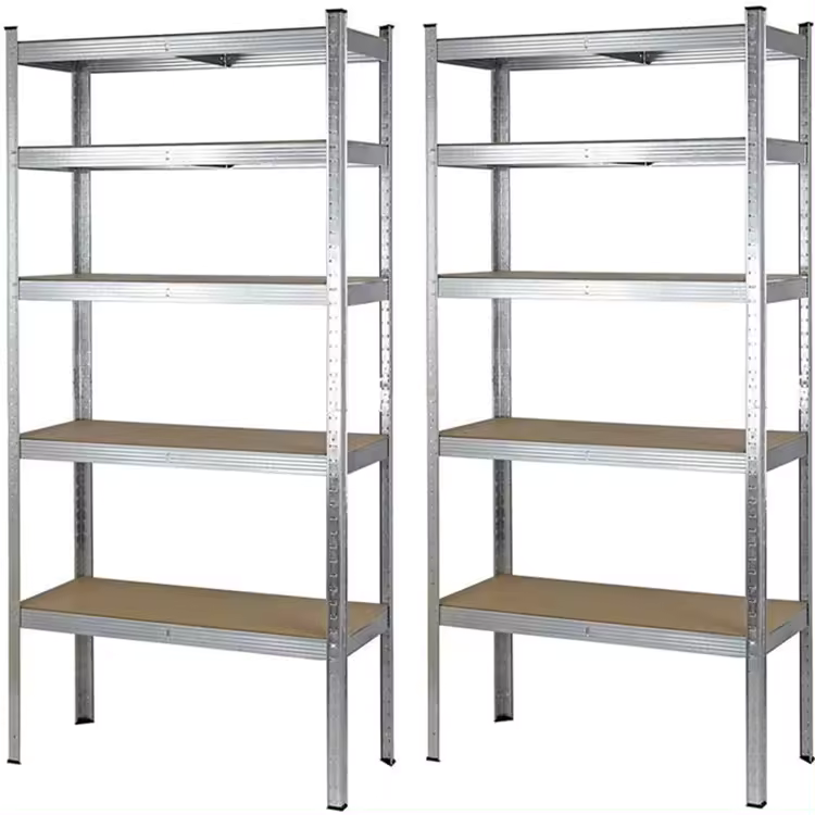 1500*300*700mm 5 layer shelf warehouse garage steel shelving pantry shelving systems Boltless Shelving