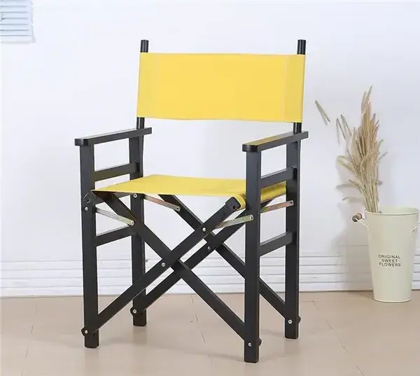 professional luxury custom multi-color lightweight foldable portable folding foldable artist beach wood director chair