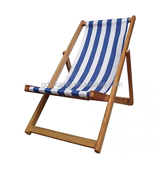 Traditional Folding Wood Beach Chair, Wholesale Custom Hardwood Portable Foldable Beach Chairs, Deck Chairs