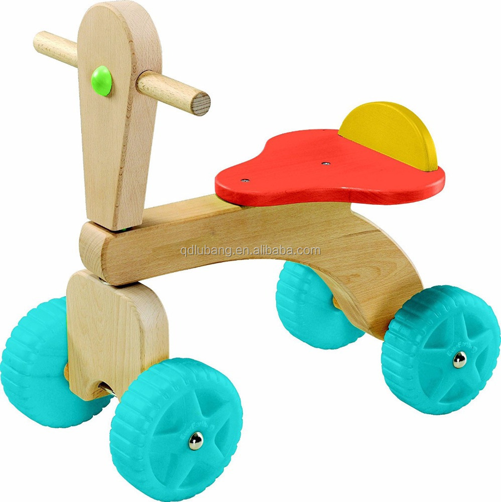 Kid's Wooden Ride On Balance Bike