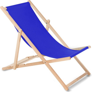 hot deckchair sling classic fold wooden full picture printed beach wood chair