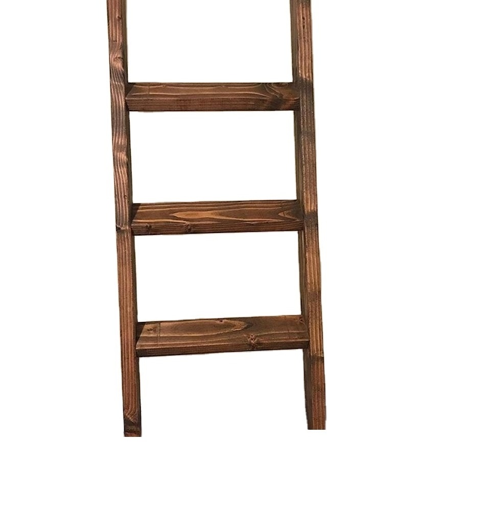 Proper Price High Quality Farmhouse Blanket Ladder, Step Foot Quilt Ladder