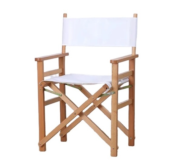 professional luxury custom multi-color lightweight foldable portable folding foldable artist beach wood director chair