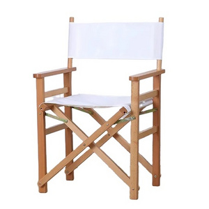 professional luxury custom multi-color lightweight foldable portable folding foldable artist beach wood director chair