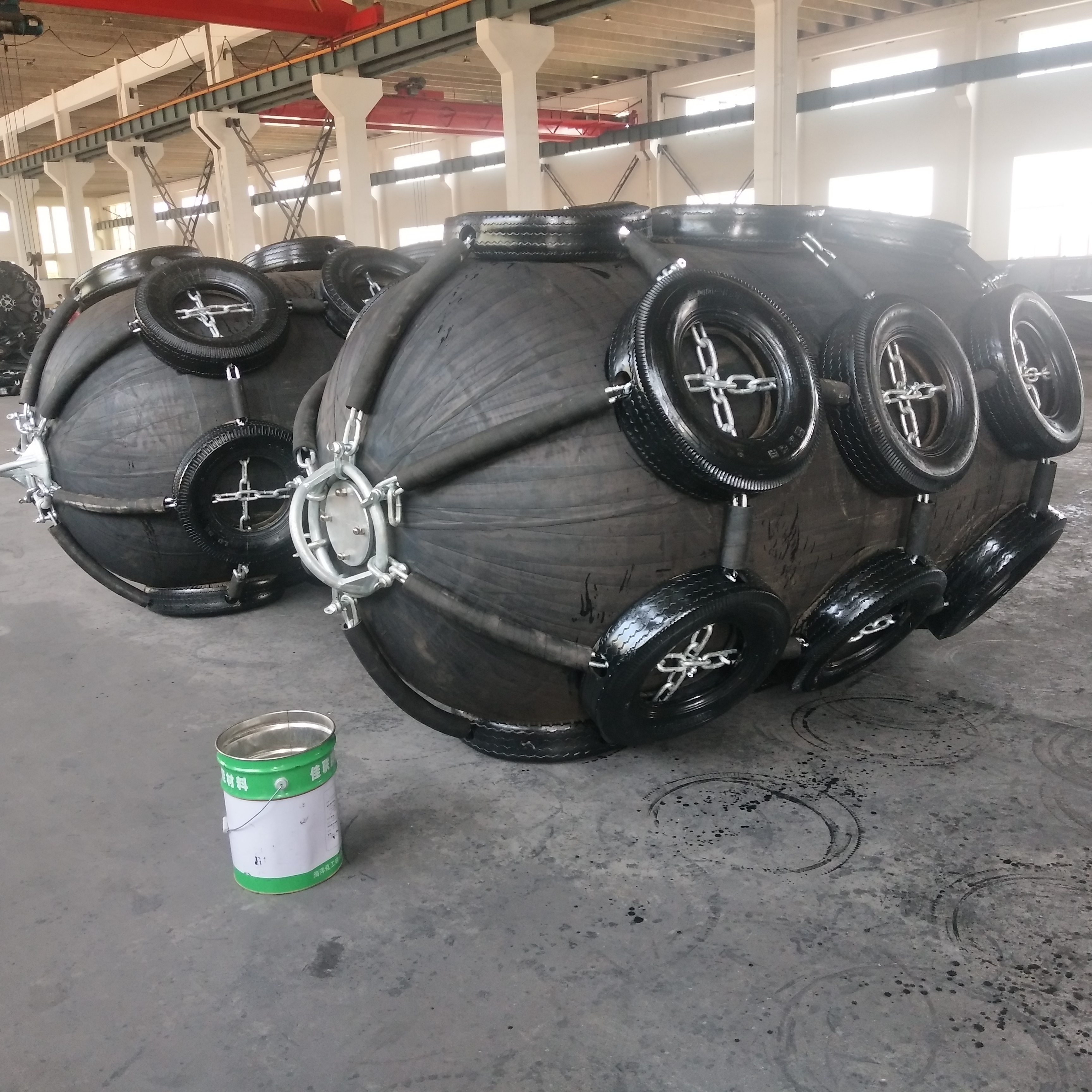 Dock and Port Floating Pneumatic Rubber Sea Fenders 2m x 3.5m