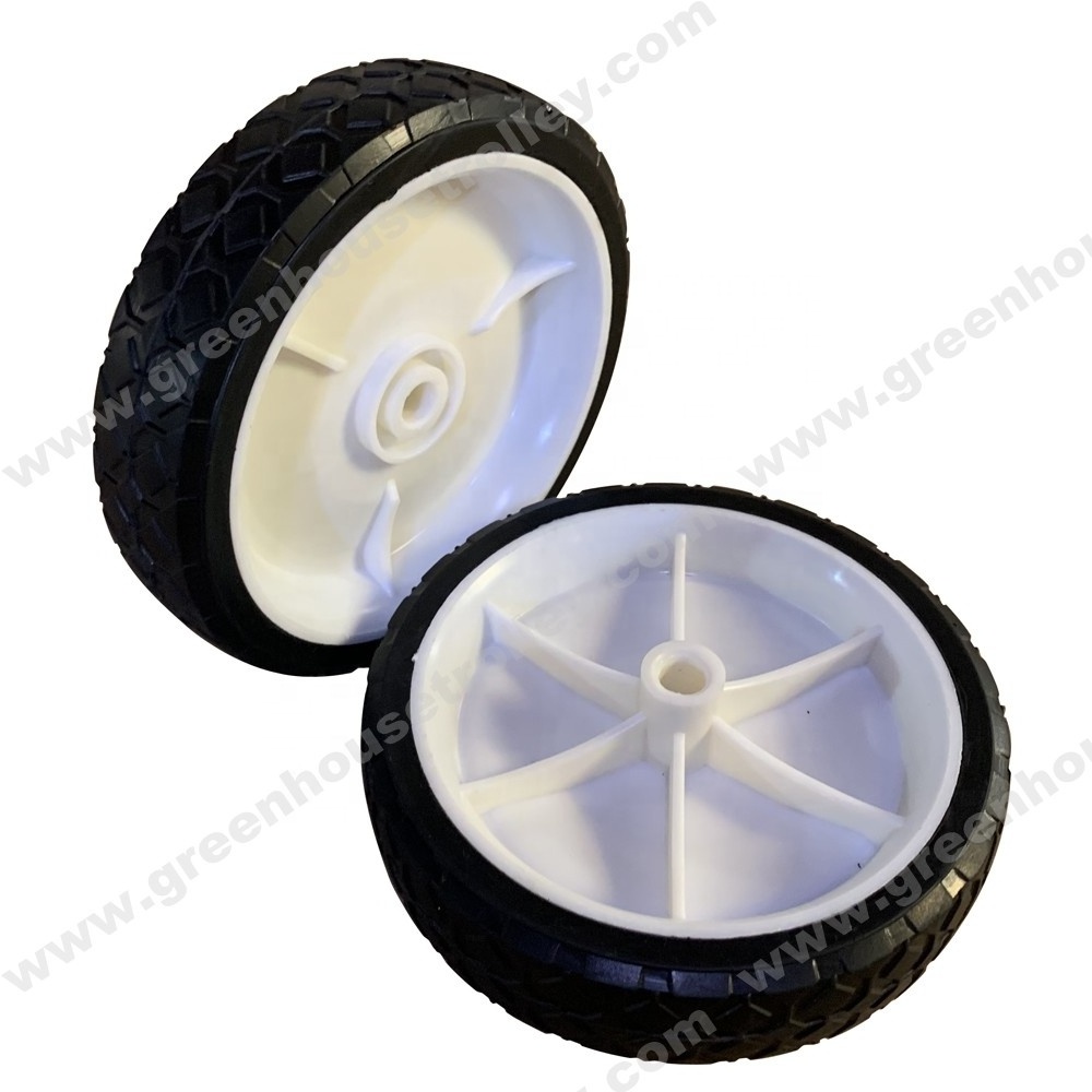 6 8 10 12 13 14 inch Solid Rubber Wheels Small Solid Rubber Tire for Hand Trolley Sack Truck and lawn mover