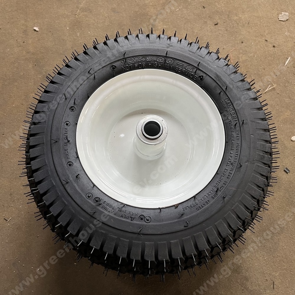 13 14 15 16 inch Wheelbarrow Tyre Pneumatic Wheel for mini farming tractor 5.00-6 Garden Cart Rubber Wheel