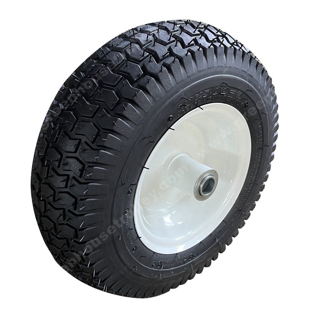 13 14 15 16 inch Wheelbarrow Tyre Pneumatic Wheel for mini farming tractor 5.00-6 Garden Cart Rubber Wheel