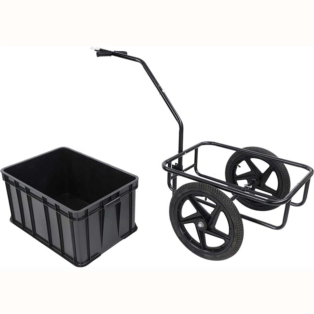 plastic passenger bike cargo camper utility bicycle trailer Cargo bike utility Trailer Steel Large Bicycle Luggage Cart Carrier