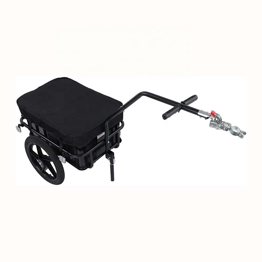 plastic passenger bike cargo camper utility bicycle trailer Cargo bike utility Trailer Steel Large Bicycle Luggage Cart Carrier