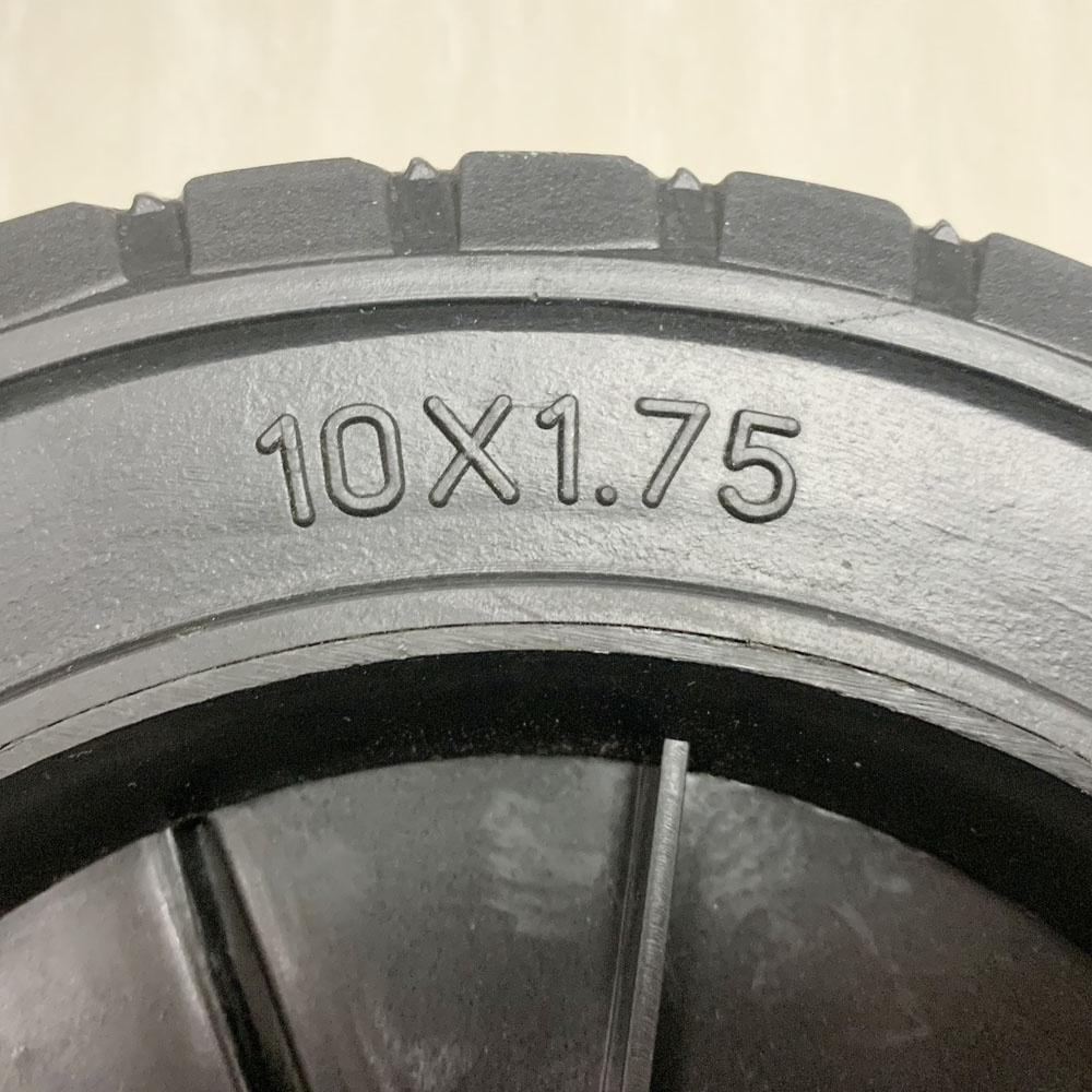 China Factory 10 Inch Solid Rubber wheel for Trolley cart 250mm rubber solid tire for tool carts and lawn mover wheels