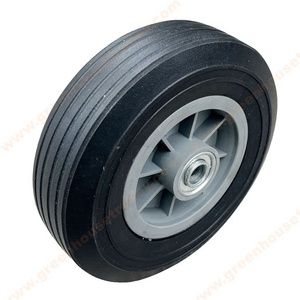 8" X 2.25" Solid Rubber Hand Truck Wheel Flat Free Solid Rubber Replacement tire for cart Power Washer Dolly Compressor