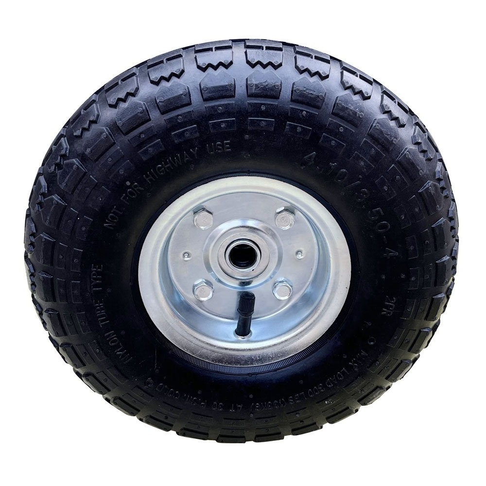 4.10/3.50- Pneumatic Air Filled Heavy-Duty Rubber Wheels and Tires 10