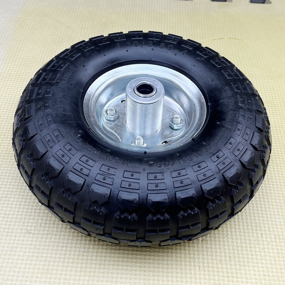 4.10/3.50- Pneumatic Air Filled Heavy-Duty Rubber Wheels and Tires 10