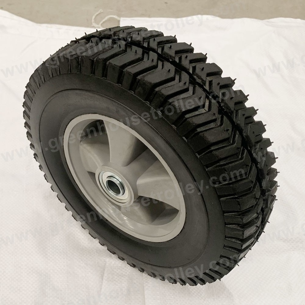 8 inch Semi pneumatic rubber wheel 8