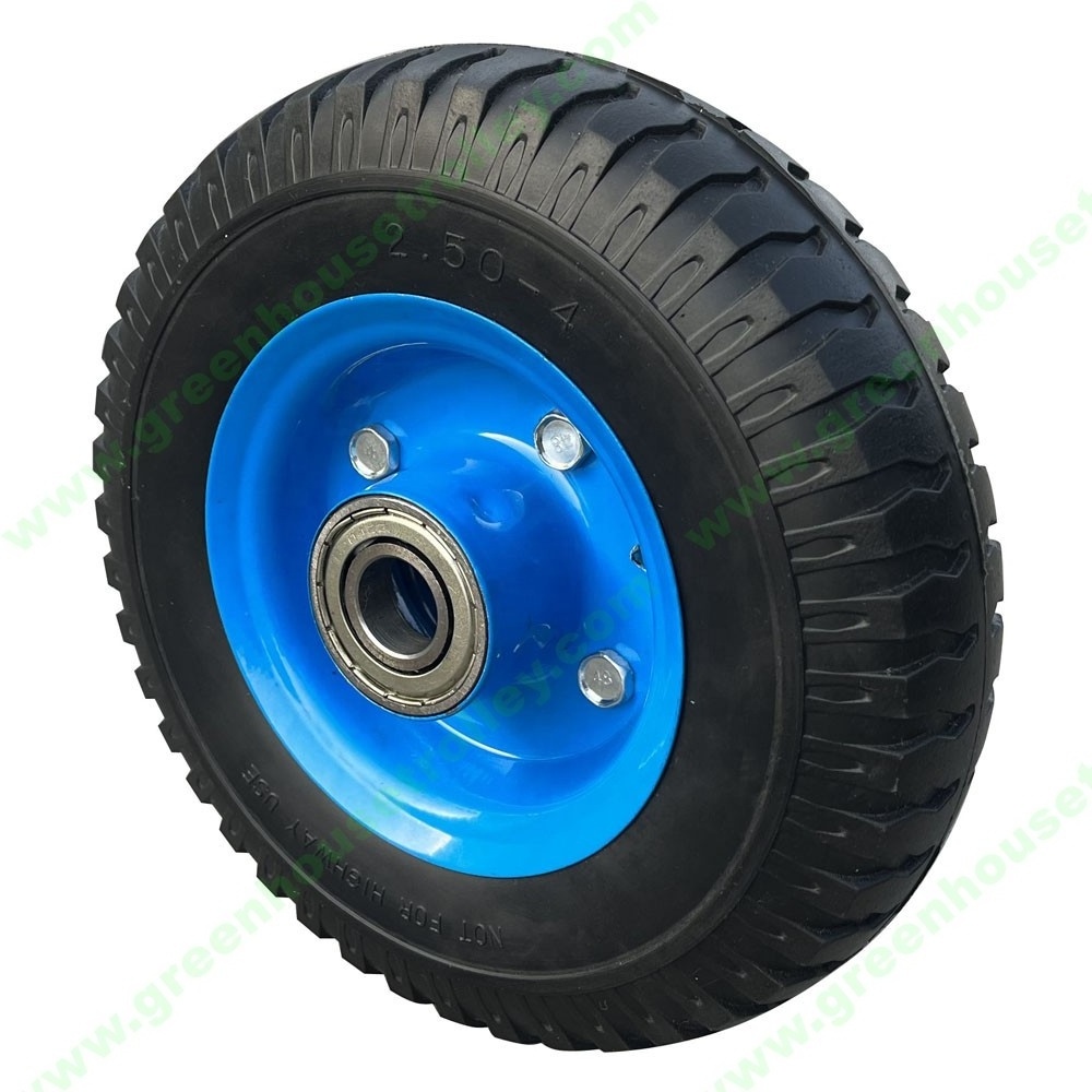 China Manufacturer 2.50-4 PU Foam Wheel 8 inch PU Foam Tire for Hand trucks