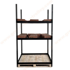 Multi Level Plant Nursery Metal Shelves Rack Flower Transport Rack Floral Racks for Garden Nursery and Greenhouse usd