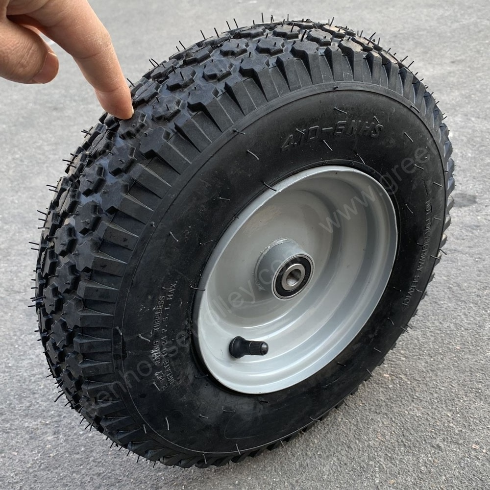 Kid GO Kart ATV UTV Buggy 4.10/3.50-6 Inch tubeless Wheel 13 inch tubeless pneumatic rubber wheel tubeless tire