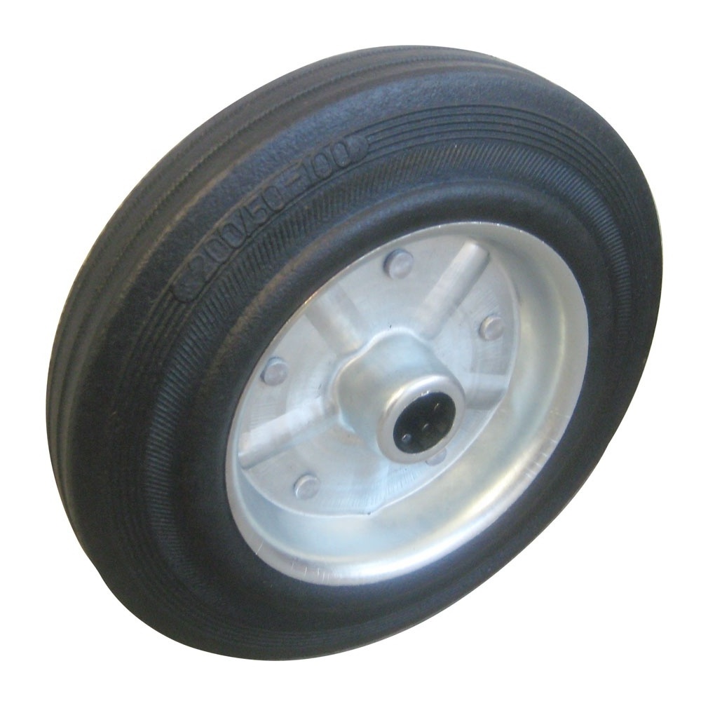 8 inch Trash Garbage bin Wheels 200x50mm Garbage Bin Solid rubber wheels Wastebasket Pulley Replacement Parts