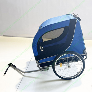 Outdoor Bike Dog Trailer Trolley Pet Car Foldable Pet Dog Bicycle Trailer